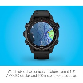Garmin Descent Mk3i, Dive Computer and Multisport GPS Smartwatch, Air Integration, Black (43 mm)