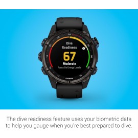 Garmin Descent Mk3i, Dive Computer and Multisport GPS Smartwatch, Air Integration, Black (43 mm)