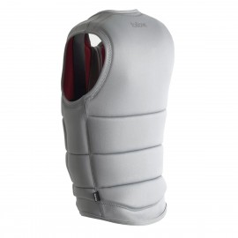 Follow Corp Mens Comp Wake Vest in Light Grey/Red