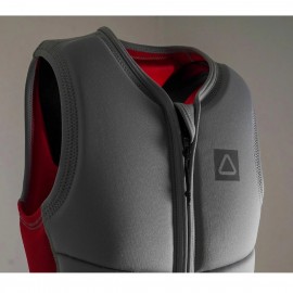 Follow Corp Mens Comp Wake Vest in Light Grey/Red