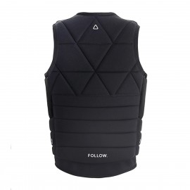 Follow Love Nor Money Comp Wake Vest in Black