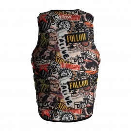 Follow Primary Heights Comp Wake Vest in Grunge