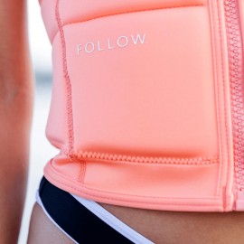 Follow Total Ladies Comp Wake Vest In Melon